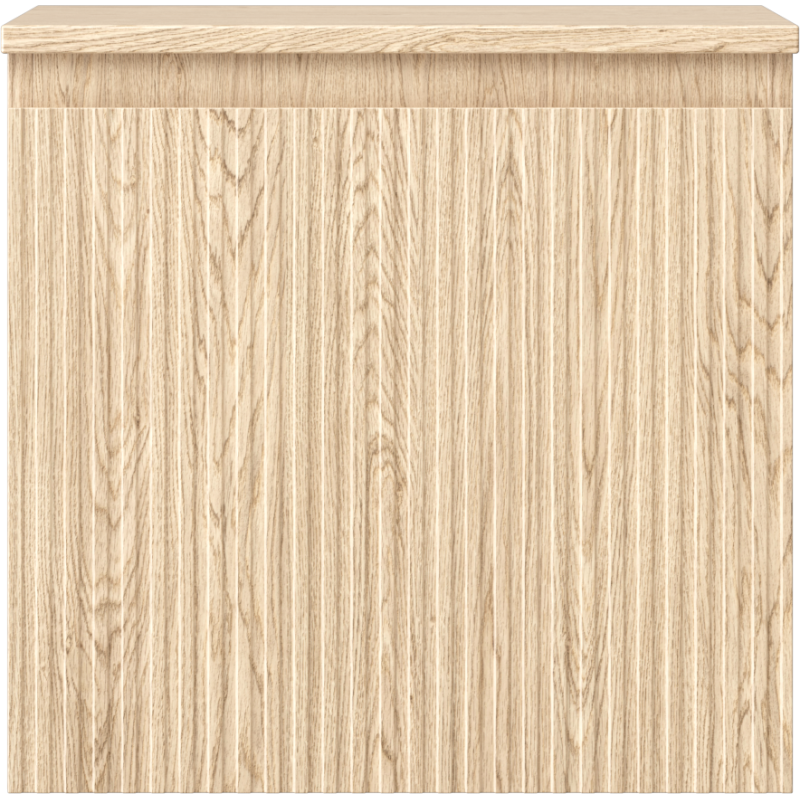 Mexen Rivel meuble de salle de bain sous lavabo 50 cm avec plateau, 1 tiroir, rainuré, chêne - 91A20-05047-1-BFC81