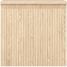 Mexen Rivel Badezimmer-Waschtischunterschrank 50 cm mit Arbeitsplatte, 1 Schublade, geriffelt, Eiche - 91A20-05047-1-BFC81