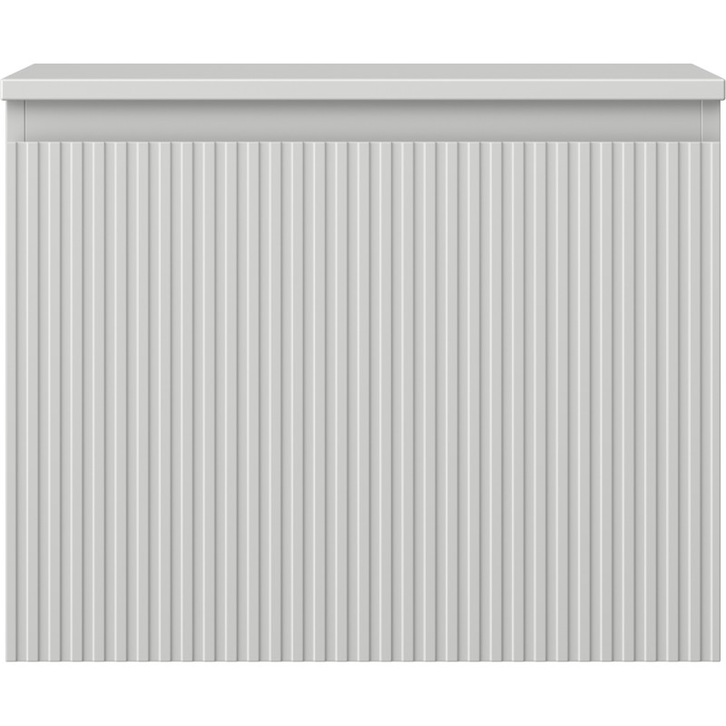 Mexen Rivel armadietto da bagno sotto lavabo 60 cm con piano, 1 cassetto, scanalato, grigio opaco - 91A20-06047-1-BFC62