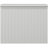 Mexen Rivel Badezimmerunterschrank 60 cm mit Arbeitsplatte, 1 Schublade, gerillt, grau matt - 91A20-06047-1-BFC62