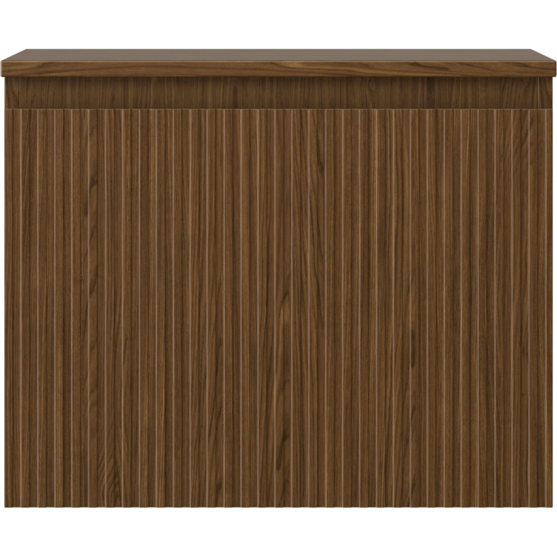 Mexen Rivel 60 cm kraanika aluskapp koos tööpinnaga, 1 sahtel, soonikkoes, pähkel - 91A20-06047-1-BFC86