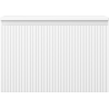 Mexen Rivel badkamerkast onder de wastafel 70 cm met blad, 1 lade, gegroefd, mat wit - 91A20-07047-1-BFC01