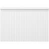 Mexen Rivel meuble de salle de bain sous-vasque 70 cm avec plateau, 1 tiroir, rainuré, blanc mat - 91A20-07047-1-BFC01