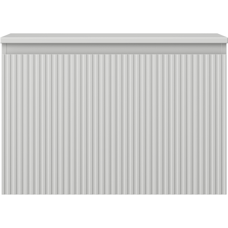 Mexen Rivel mobile da bagno sottolavabo 70 cm con piano, 1 cassetto, scanalato, grigio opaco - 91A20-07047-1-BFC62