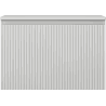 Mexen Rivel Badezimmerschrank 70 cm mit Arbeitsplatte, 1 Schublade, geriffelt, graumatt - 91A20-07047-1-BFC62