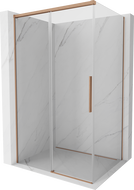 Mexen Rox cabine de douche coulissante 100 x 80 cm, transparent, cuivre brossé - 8C2-100-080-65-00