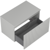 Mexen Rivel Badezimmerschrank für Waschtisch 80 cm mit Arbeitsplatte, 1 Schublade, gerillt, grau matt - 91A20-08047-1-BFC62