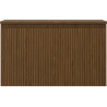 Mexen Rivel mobiletto da bagno sottolavabo 80 cm con piano, 1 cassetto, scanalato, noce - 91A20-08047-1-BFC86