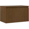 Mexen Rivel szafka łazienkowa podumywalkowa 80 cm z blatem, 1 szuflada, ryflowana , orzech - 91A20-08047-1-BFC86