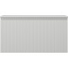 Mexen Rivel Badezimmerunterschrank 90 cm mit Platte, 1 Schublade, gerillt, grau matt - 91A20-09047-1-BFC62