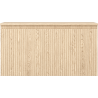 Mexen Rivel bathroom cabinet under-sink 90 cm with countertop, 1 drawer, grooved, oak - 91A20-09047-1-BFC81