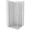 Mexen Lima Duo cabine de douche pliante 90 x 90 cm, transparent, chrome - 856-090-090-02-00