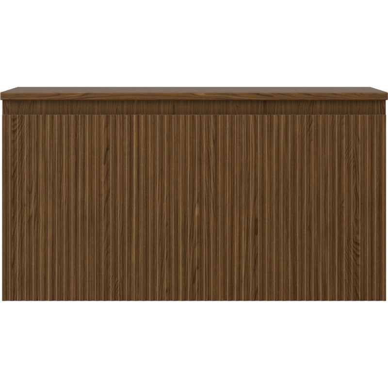Mexen Rivel vannitoa aluskapp 90 cm lauaplaadiga, 1 sahtel, sooniline, pähkel - 91A20-09047-1-BFC86