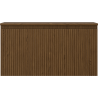 Mexen Rivel Badezimmerunterschrank 90 cm mit Platte, 1 Schublade, geriffelt, Nussbaum - 91A20-09047-1-BFC86