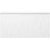 Mexen Rivel 100 cm Unterschrank für Waschtisch mit Platte, 1 Schublade, geriffelt, weiß matt - 91A20-10047-1-BFC01