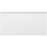 Mexen Rivel badkamermeubel onder wastafel 100 cm met blad, 1 lade, gegroefd, wit mat - 91A20-10047-1-BFC01