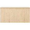 Mexen Rivel Badezimmerschrank für Waschtisch 100 cm mit Arbeitsplatte, 1 Schublade, geriffelt, Eiche - 91A20-10047-1-BFC81
