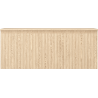 Mexen Rivel bathroom cabinet under sink 120 cm with countertop, 1 drawer, grooved, oak - 91A20-12047-1-BFC81