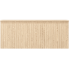 Mexen Rivel szafka łazienkowa podumywalkowa 120 cm z blatem, 1 szuflada, ryflowana , dąb - 91A20-12047-1-BFC81