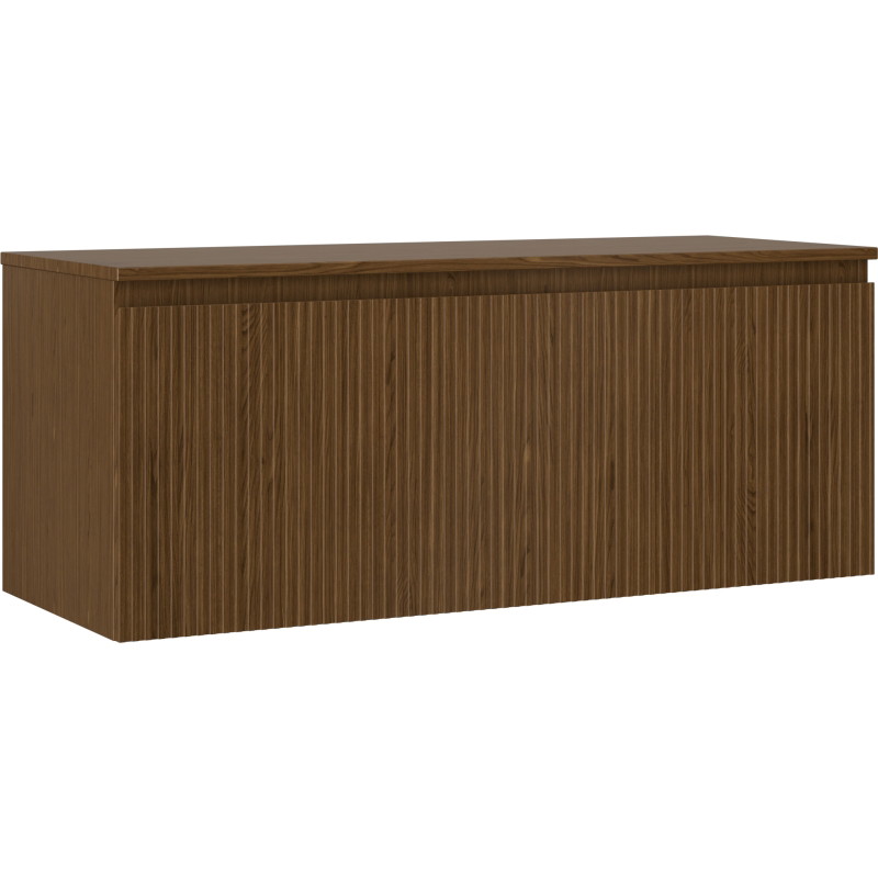 Mexen Rivel vannitoa kapp valamu alla 120 cm tasapinnaga, 1 sahtel, sooneline, pähkel - 91A20-12047-1-BFC86