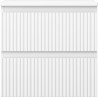 Mexen Rivel Badezimmerschrank für Waschbecken 50 cm mit Ablage, 2 Schubladen, geriffelt, weiß matt - 91A20-05047-2-BFFC01