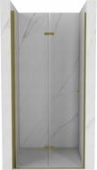 Mexen Lima sklopiva tuš vrata 70 cm, prozirna, zlatna - 856-070-000-50-00