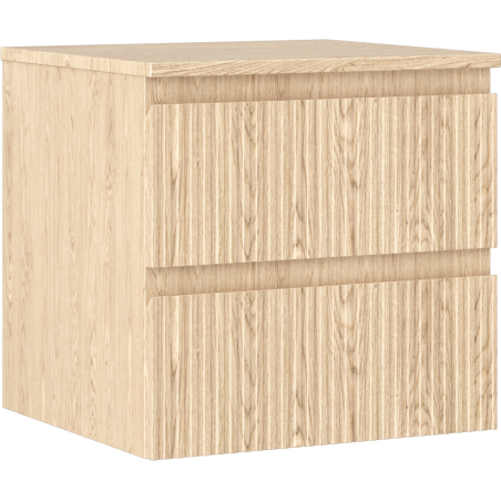 Mexen Rivel vannitoa kapp valamu all, 50 cm, lauaplaadi, 2 sahtlit, sooniline, tamm - 91A20-05047-2-BFFC81