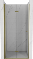 Mexen Lima opvouwbare douchedeur 100 cm, transparant, goud - 856-100-000-50-00