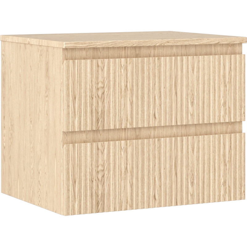 Mexen Rivel vannitoa kapike valamu alla 60 cm lauaplaadiga, 2 sahtlit, sooniline, tamm - 91A20-06047-2-BFFC81