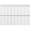 Mexen Rivel 70 cm bathroom vanity cabinet with countertop, 2 drawers, grooved, matte white - 91A20-07047-2-BFFC01