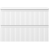 Mexen Rivel Meuble de salle de bain sous vasque 70 cm avec plateau, 2 tiroirs, rainuré, blanc mat - 91A20-07047-2-BFFC01