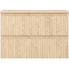 Mexen Rivel Badezimmerschrank unter Waschbecken 70 cm mit Arbeitsplatte, 2 Schubladen, geriffelt, Eiche - 91A20-07047-2-BFFC81