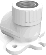 Mexen PPR elleboog met hanger gelast voor PPR buizen 20 x 1/2 GW - W97340-2012F-00