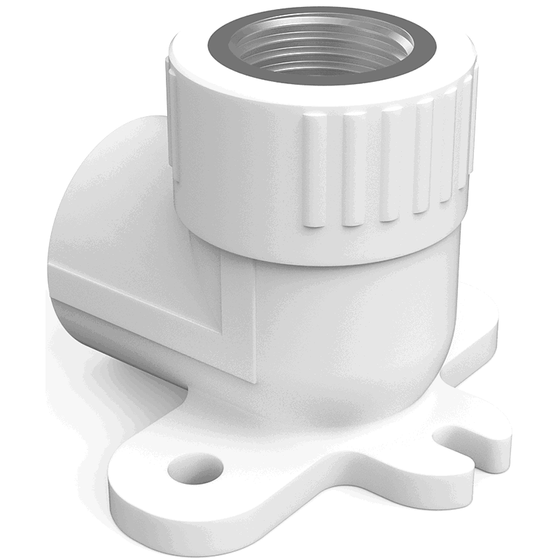 Mexen PPR coude avec support soudé pour tuyaux PPR 25 x 1/2 GF - W97340-2512F-00