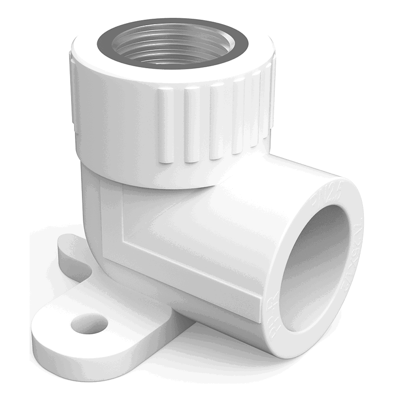 Mexen PPR coude avec support soudé pour tuyaux PPR 25 x 3/4 GW - W97340-2534F-00