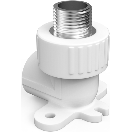 Mexen PPR Ellenbogen mit Halterung zum Schweißen für PPR Rohre 20 x 1/2 GZ - W97341-2012M-00