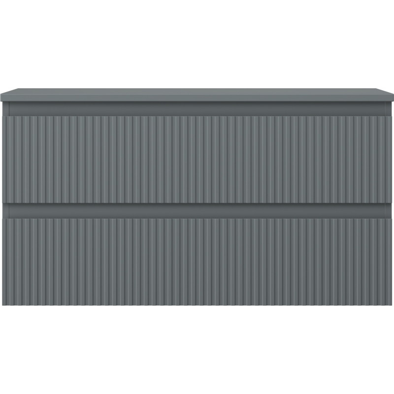 Mexen Rivel vannitoakapid valamu alla 90 cm lauaplaadiga, 2 sahtlit, sooneline, grafiit matt - 91A20-09047-2-BFFC66