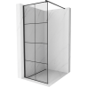 Mexen Kioto douchewand Walk-in 70 x 200 cm, zwart raster 8 mm, zwart - 800-070-101-70-77