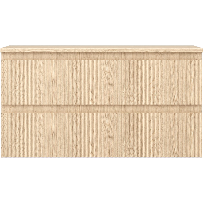 Mexen Rivel vannitoakapp valamu alla 90 cm lauaplaadiga, 2 sahtlit, soonik , tamm - 91A20-09047-2-BFFC81