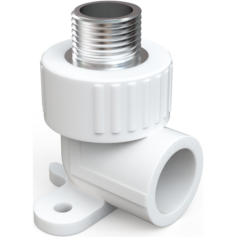 Mexen PPR kolano z wieszakiem zgrzewane do rur PPR 25 x 3/4 GZ - W97341-2534M-00