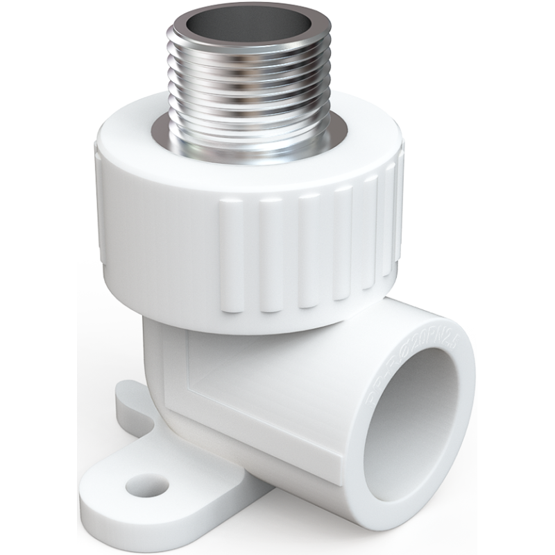 Mexen PPR gomito con supporto saldato per tubi PPR 32 x 1 GZ - W97341-3210M-00