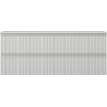 Mexen Rivel 120 cm Unterschrank mit Waschtisch, 2 Schubladen, gerillt, grau matt - 91A20-12047-2-BFFC62