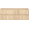 Mexen Rivel Badezimmerschrank unter Waschbecken 120 cm mit Arbeitsplatte, 2 Schubladen, gerillt, Eiche - 91A20-12047-2-BFFC81
