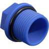 Mexen PPR bouchon court pour tests 1/2 GZ bleu - W97343-12-00
