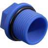 Mexen PPR korte stop voor testen 1/2 GZ blauw - W97343-12-00