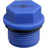 Mexen PPR bouchon court pour tests 1/2 GZ bleu - W97343-12-00