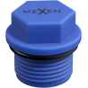 Mexen PPR korte stop voor testen 1/2 GZ blauw - W97343-12-00
