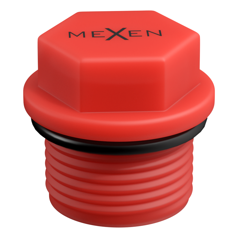 Mexen PPR court bouchon pour essais 1/2 GZ rouge - W97343-12-01