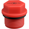 Mexen PPR court bouchon pour essais 1/2 GZ rouge - W97343-12-01