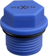Mexen PPR kurzer Stopfen zum Testen 3/4 GZ blau - W97343-34-00